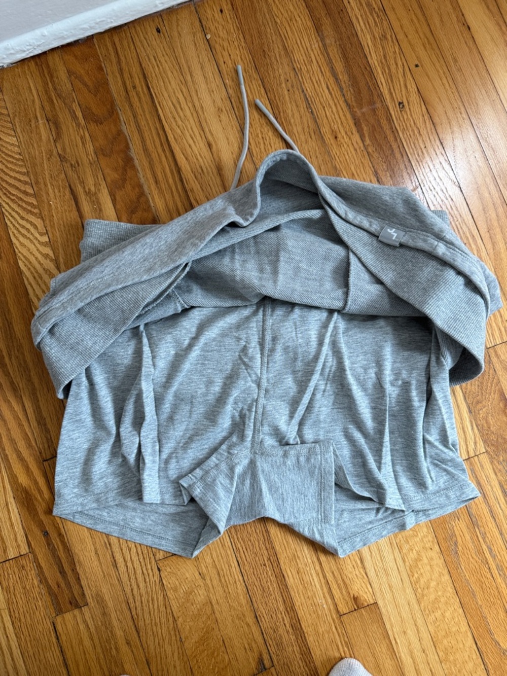 JoyLab Gray Drawstring Mini Skort - Picture 4 of 4